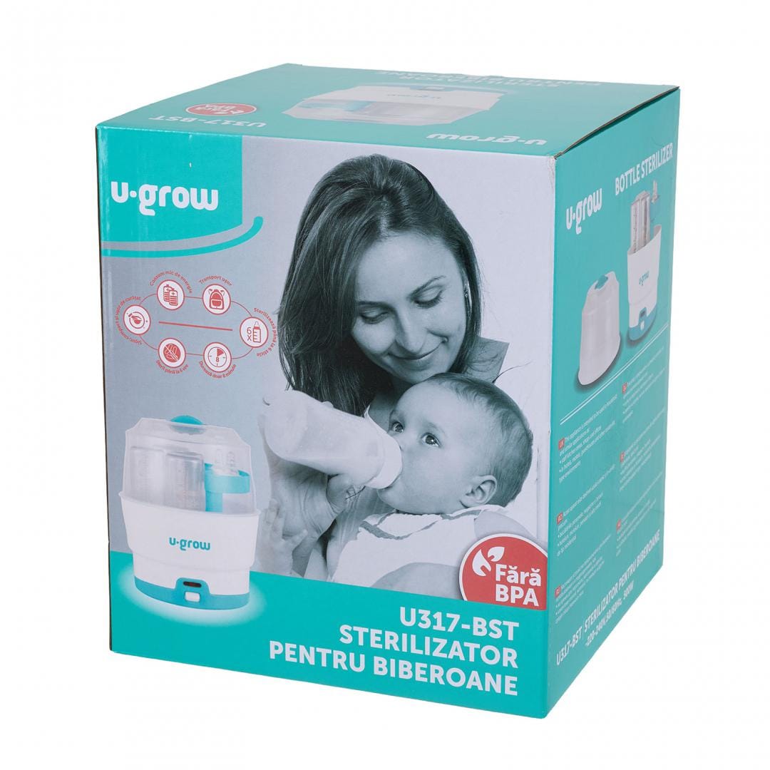 Sterilizator Electric 6 Biberon U-Grow 500W - Curățare Rapidă - imagine 6