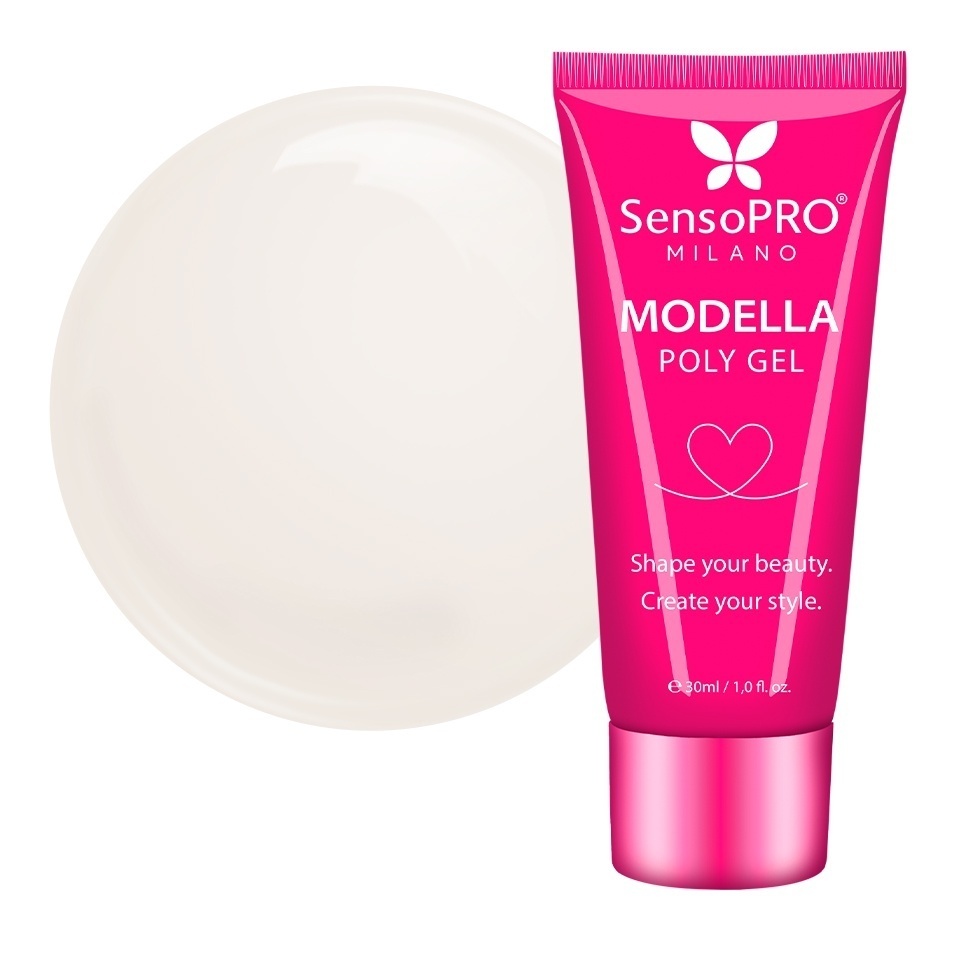 Polygel MODELLA SensoPRO Milano - Peach Cream, 30ml