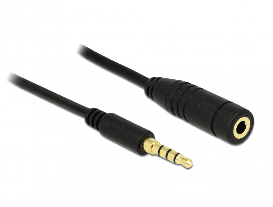 Cablu Prelungitor Audio Jack 3.5mm 4P Delock