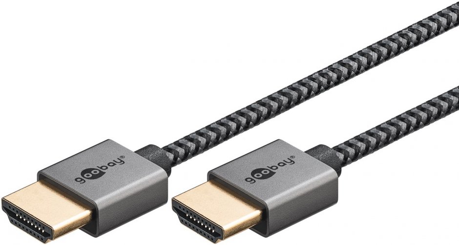 Cablu HDMI 8K60Hz Goobay 2m Slim Metalic