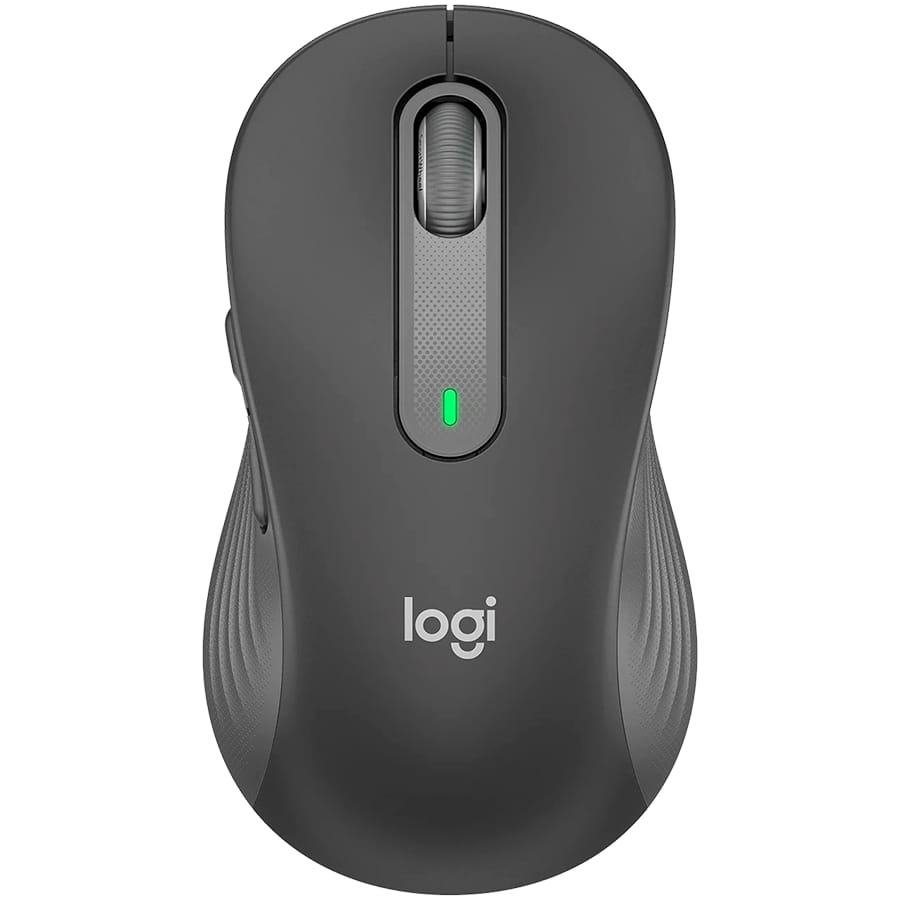 Mouse Wireless Logitech M650 Silentius Ergonomic Grafit - imagine 2