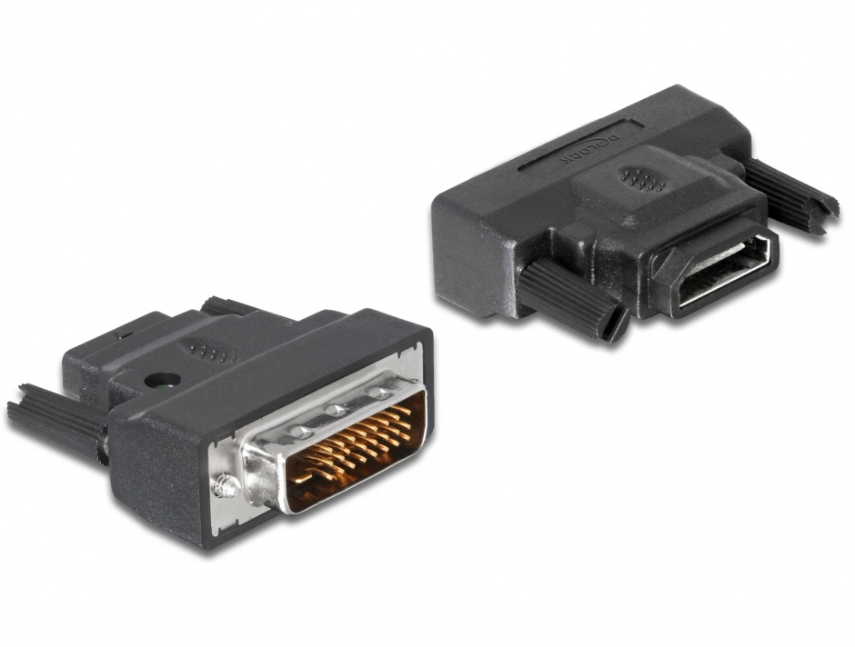Adaptor DVI-D la HDMI Delock Dual Link LED