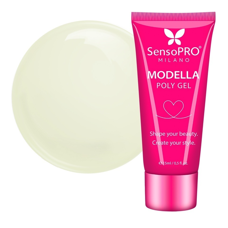 Polygel MODELLA SensoPRO Milano - Lemon Breeze, 15ml