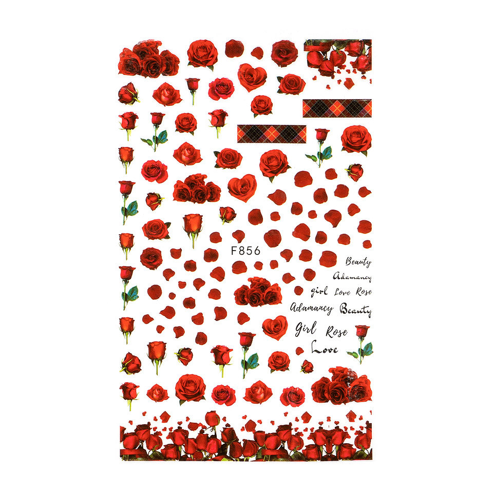 Abtibilduri Unghii SensoPRO Milano Roses in Paris F856