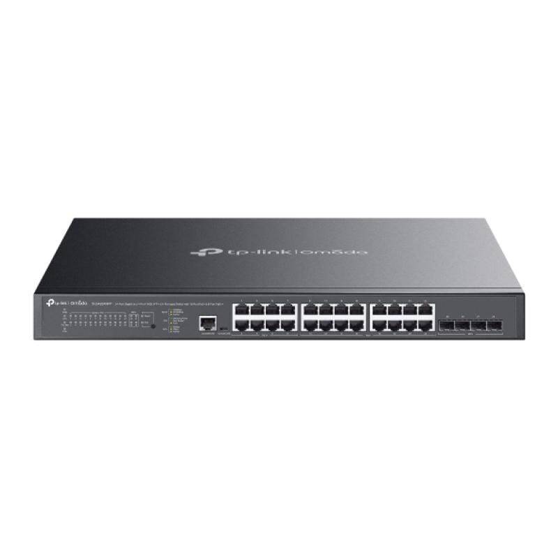 Switch TP-Link 24 Porturi PoE+ 500W Layer 2+ cu Uplink 10G SFP+ - imagine 2