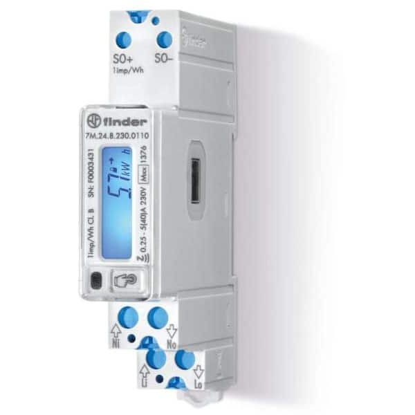 Contor Monofazat Bidirecțional Finder 40A + NFC