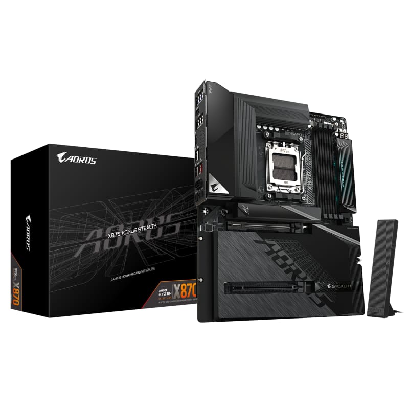 Placă de bază GIGABYTE X870 AORUS STEALTH - Gaming Premium - imagine 2