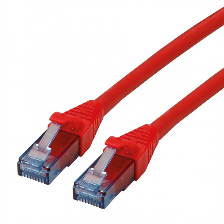 Cablu Patch Cord Roline UTP Cat.6A 0.3m Rosu