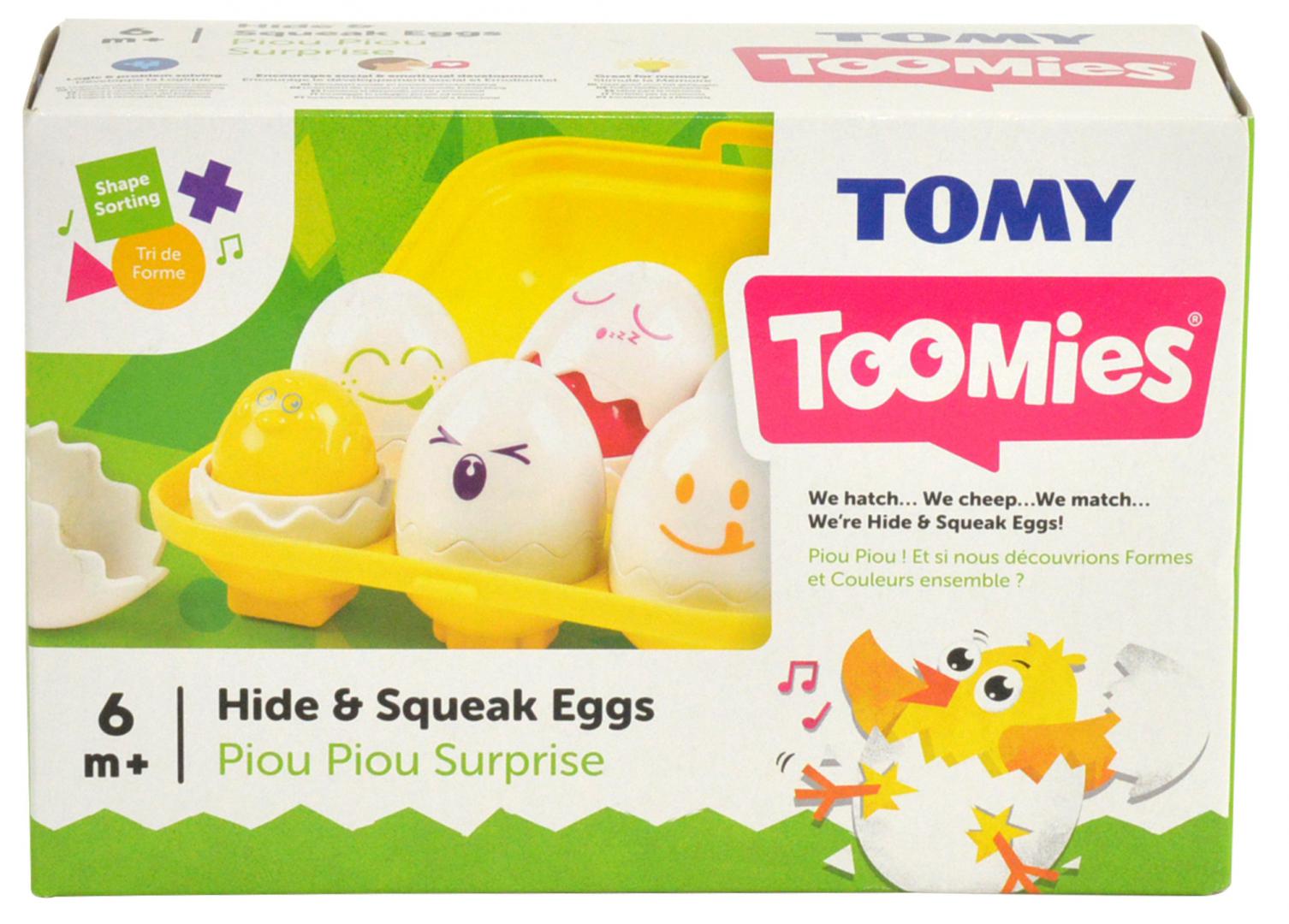 Hide & Squeak Eggs - Jucărie Interactivă pentru Dezvoltare