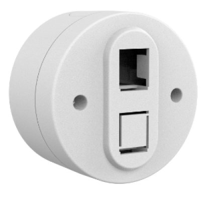 Priză date Ovivo OV00863 xOne, 10A, IP54, alb