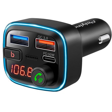Modulator FM Bluetooth 5.3 USB, Peiying - imagine 1