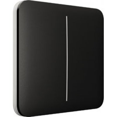 Ajax SoloButton 2-gang Negru | Accesoriu LightSwitch