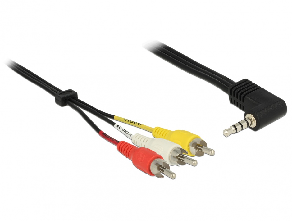 Cablu Jack 3.5mm la 3 RCA Delock, 1.5m