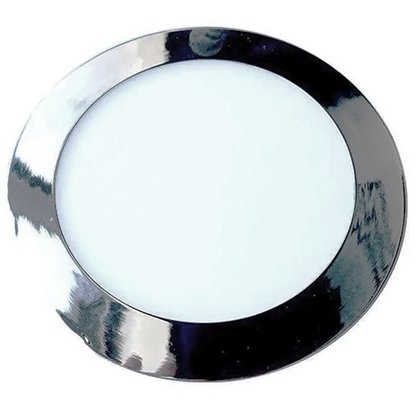 Panou LED Rotund 24W Crom, V-TAC