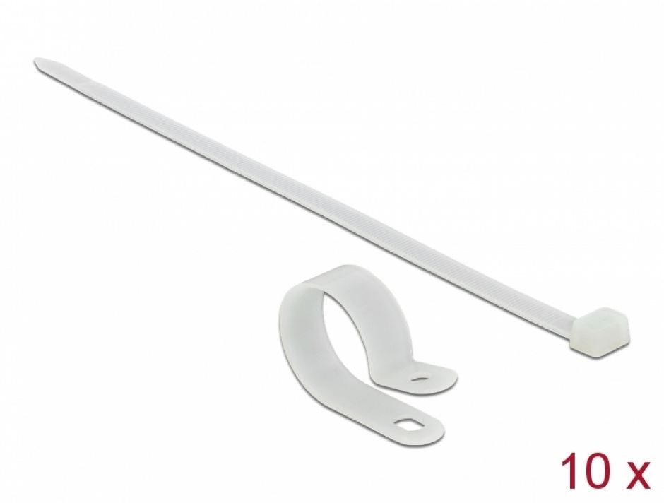 Set Delock Bride + Cleme Alb 10buc