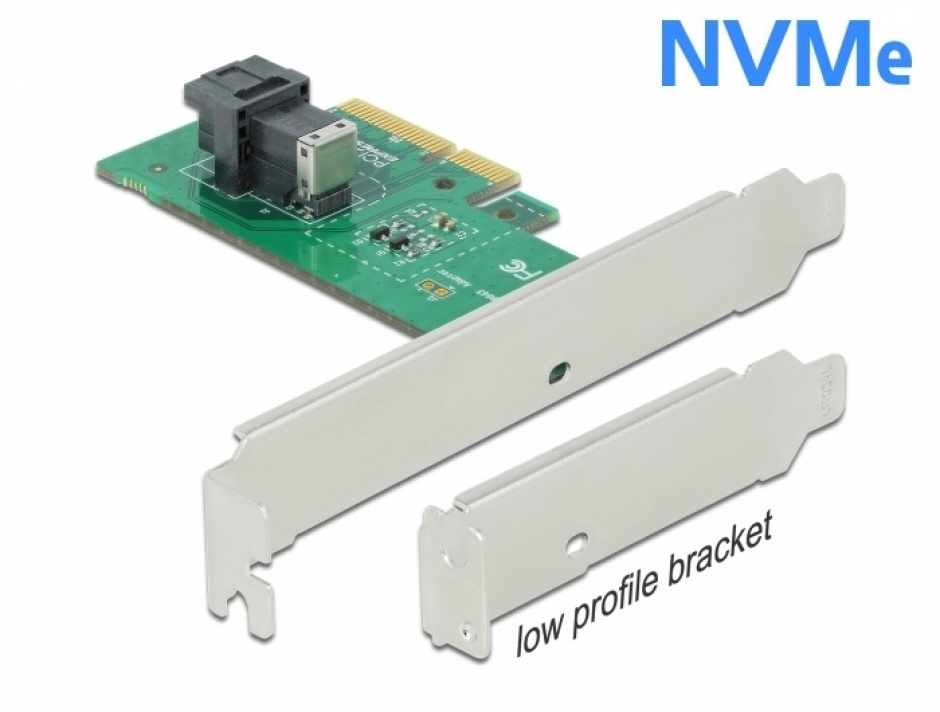 Adaptor Delock PCI-E la NVMe U.2 - imagine 1