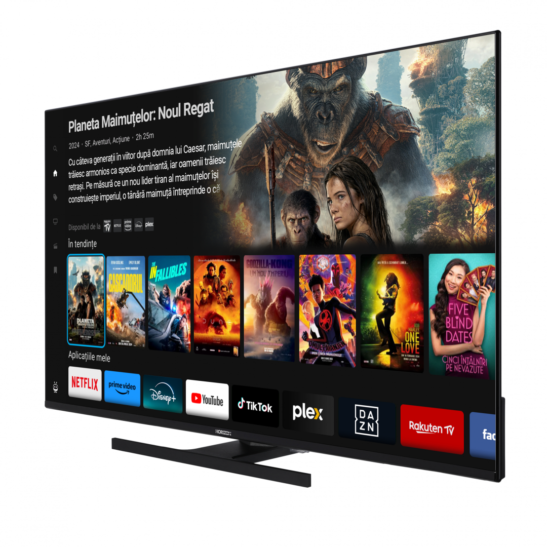 Televizor QLED Horizon Smart 43" 4K Ultra HD - Calitate Superioară - imagine 3