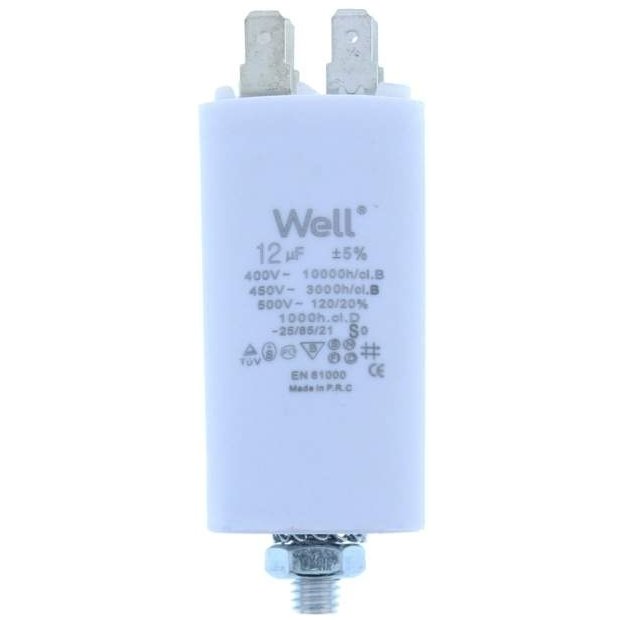 Condensator pornire motor 400V 12uF Well MOTCAP-12UF