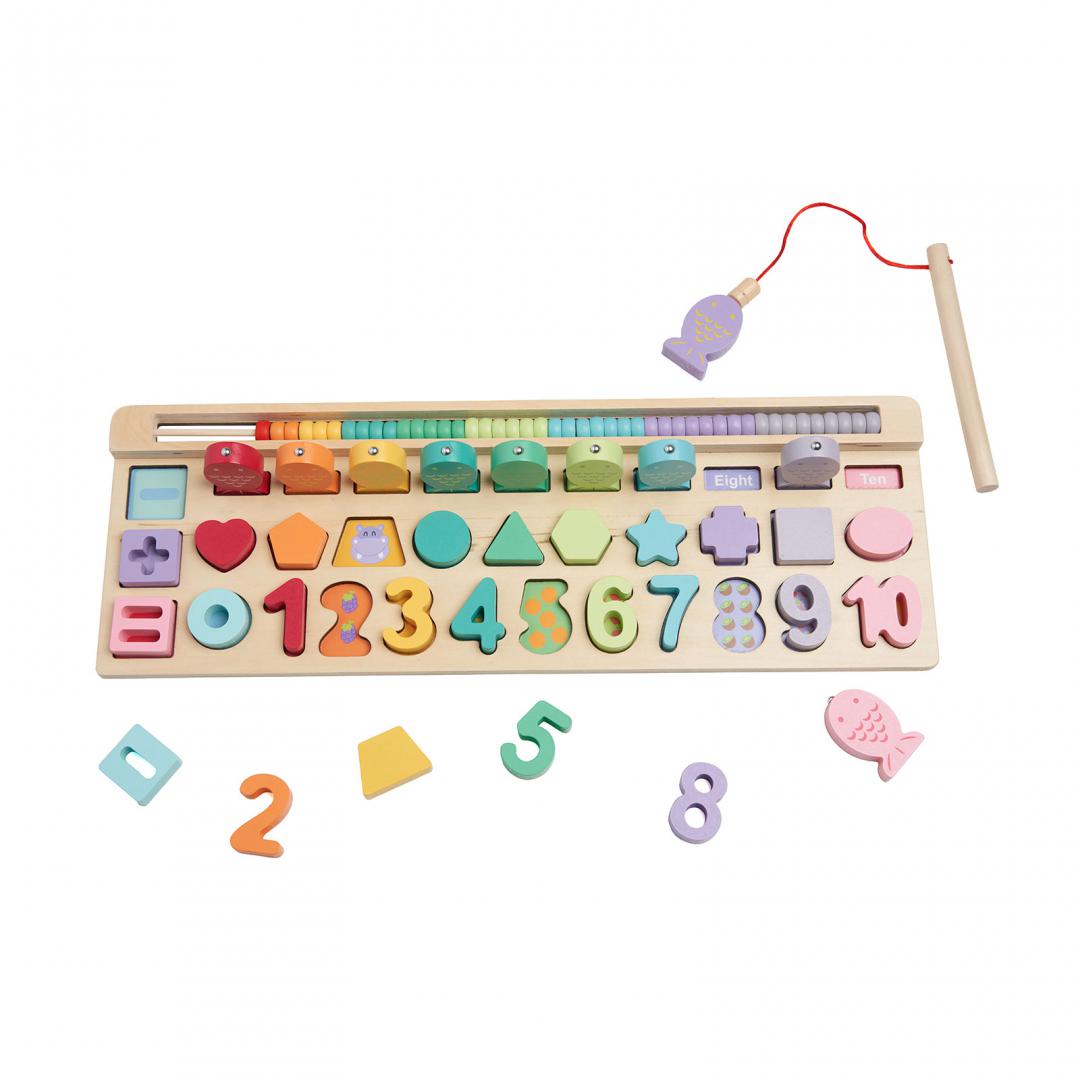 Puzzle Lemn 4 in 1 - 35 Piese | Joc Educativ Copii - imagine 2