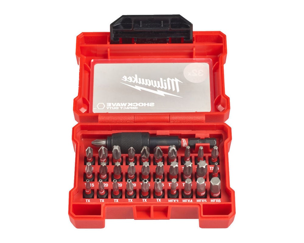 Set 32 Biti Milwaukee Shockwave Impact Duty