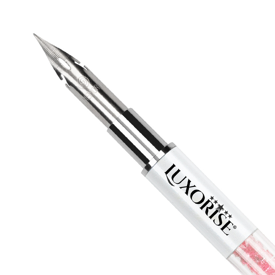 Stilou Nail Art LUXORISE Crystal Pink, 5 Punctatoare