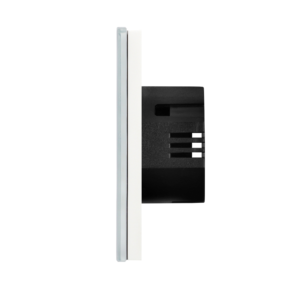 Intrerupator Dublu Wi-Fi + RF433 Touch Sticla LUXION - imagine 3