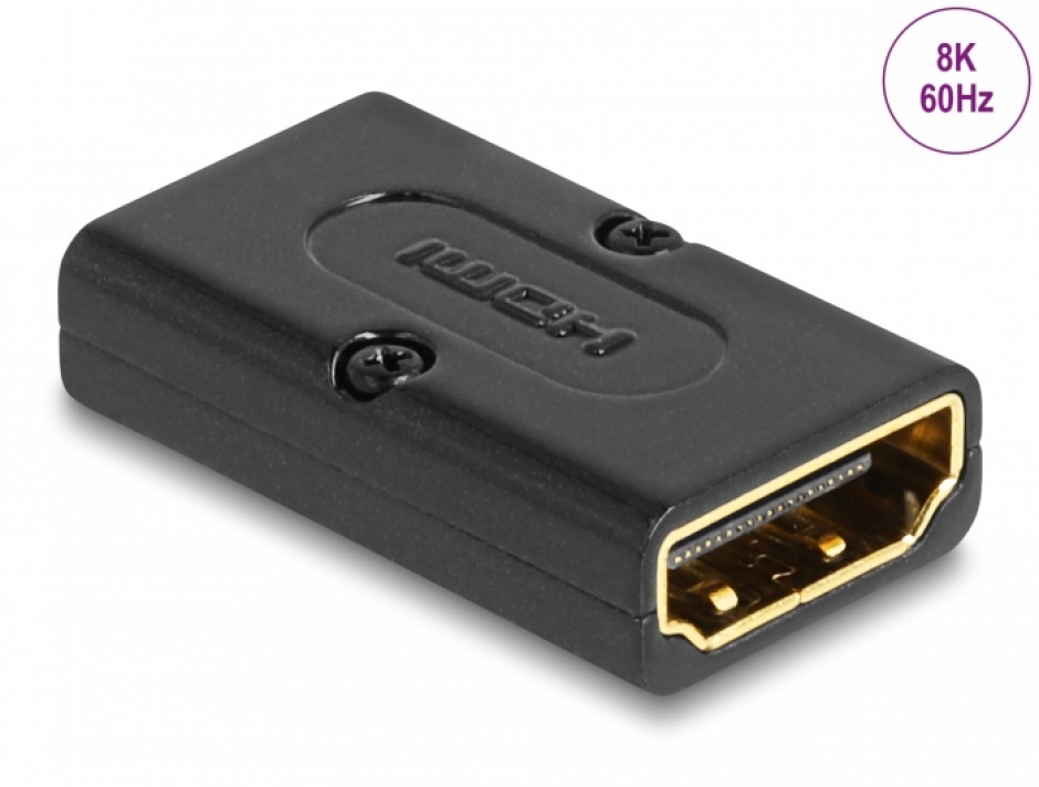 Adaptor HDMI 8K M-M Metalic Delock