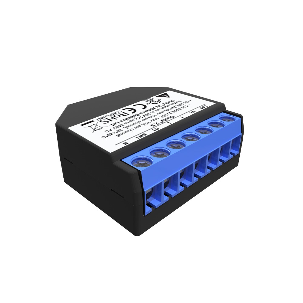 Releu Wi-Fi Shelly 2.5, Control Vocal, 20A