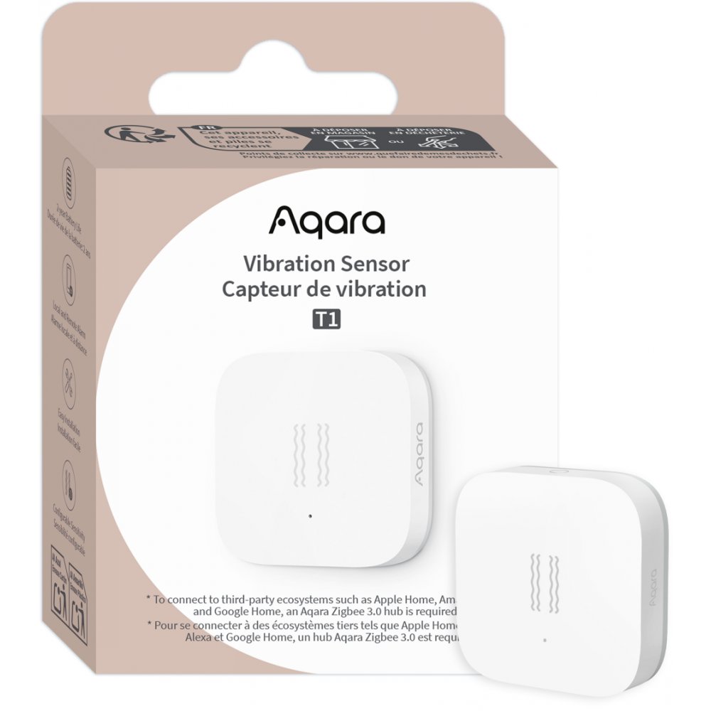 Aqara T1 Senzor Vibrații Zigbee 3.0