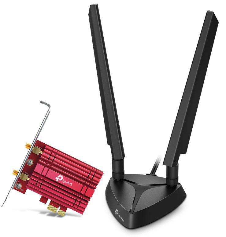 Adaptor WiFi 6E TP-Link Archer TXE75E AX5400 PCI-E cu Bluetooth 5.2 - imagine 1