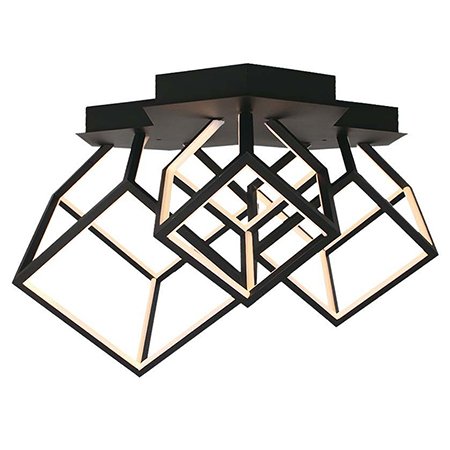 Candelabru LED V-TAC 46W, Negru, Design Modern