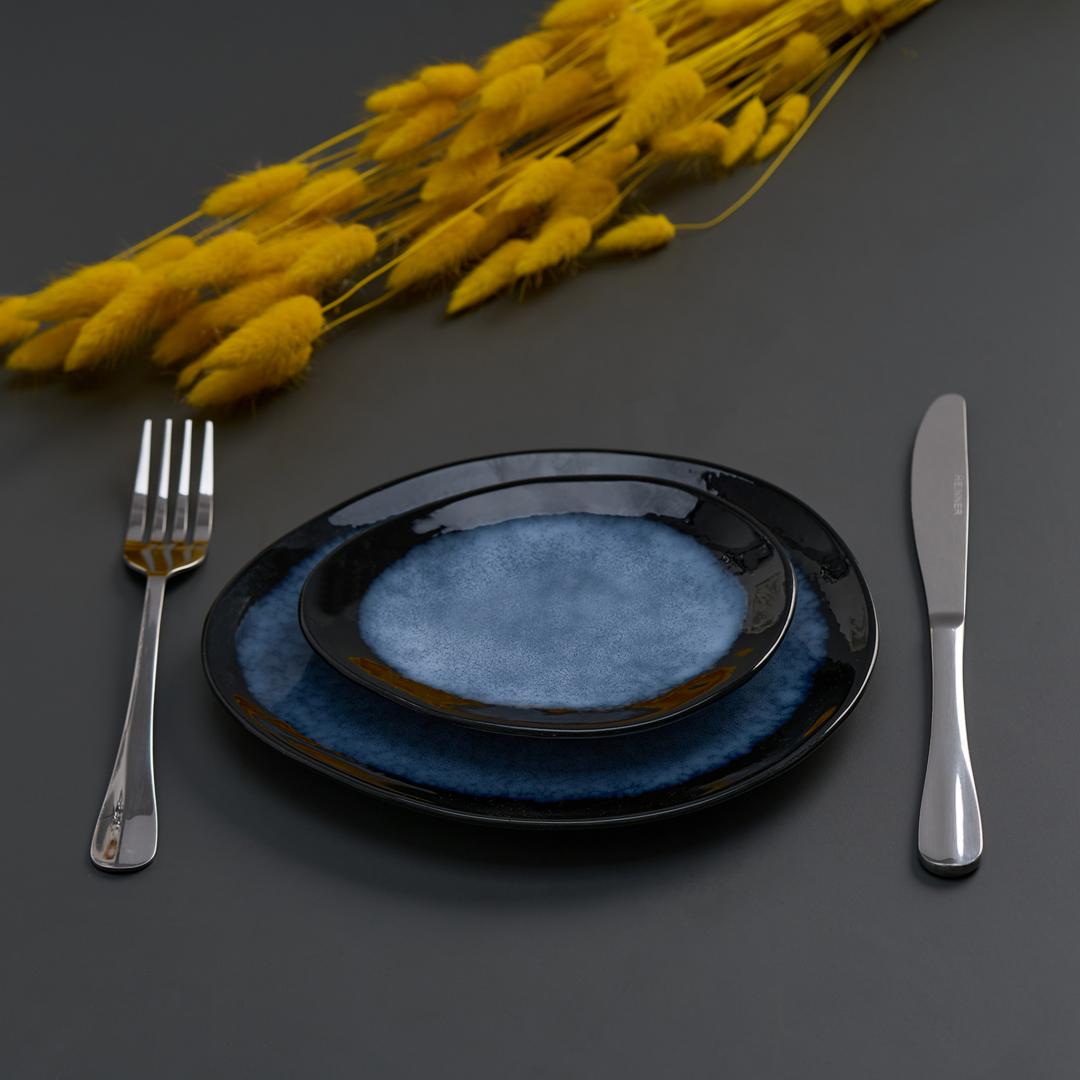 Set 4 Farfurii Ovale HEINNER Serenity 21 cm - Ceramica Premium - imagine 3