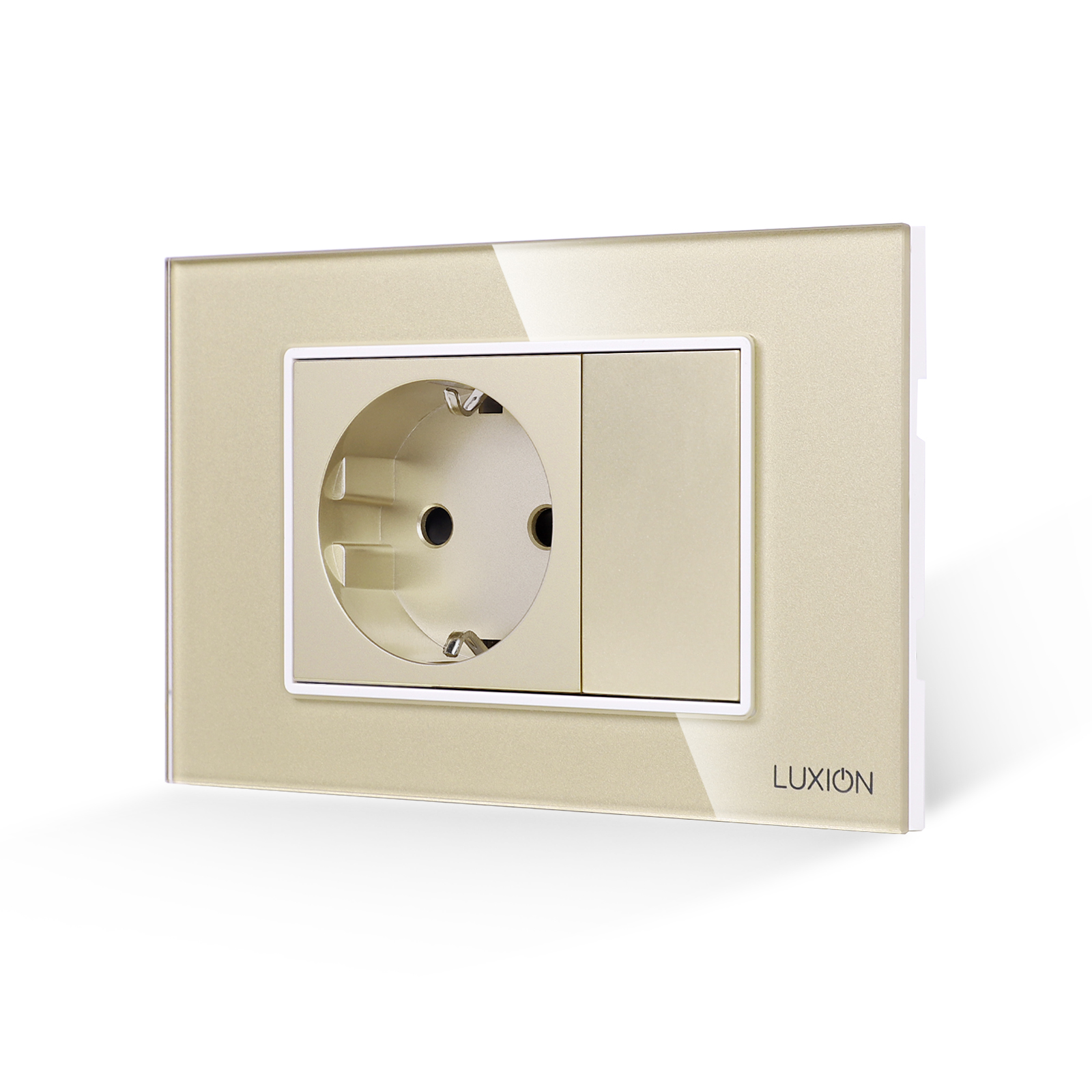 Priza Simplă și Tastă Falsă Sticlă Luxion - imagine 9