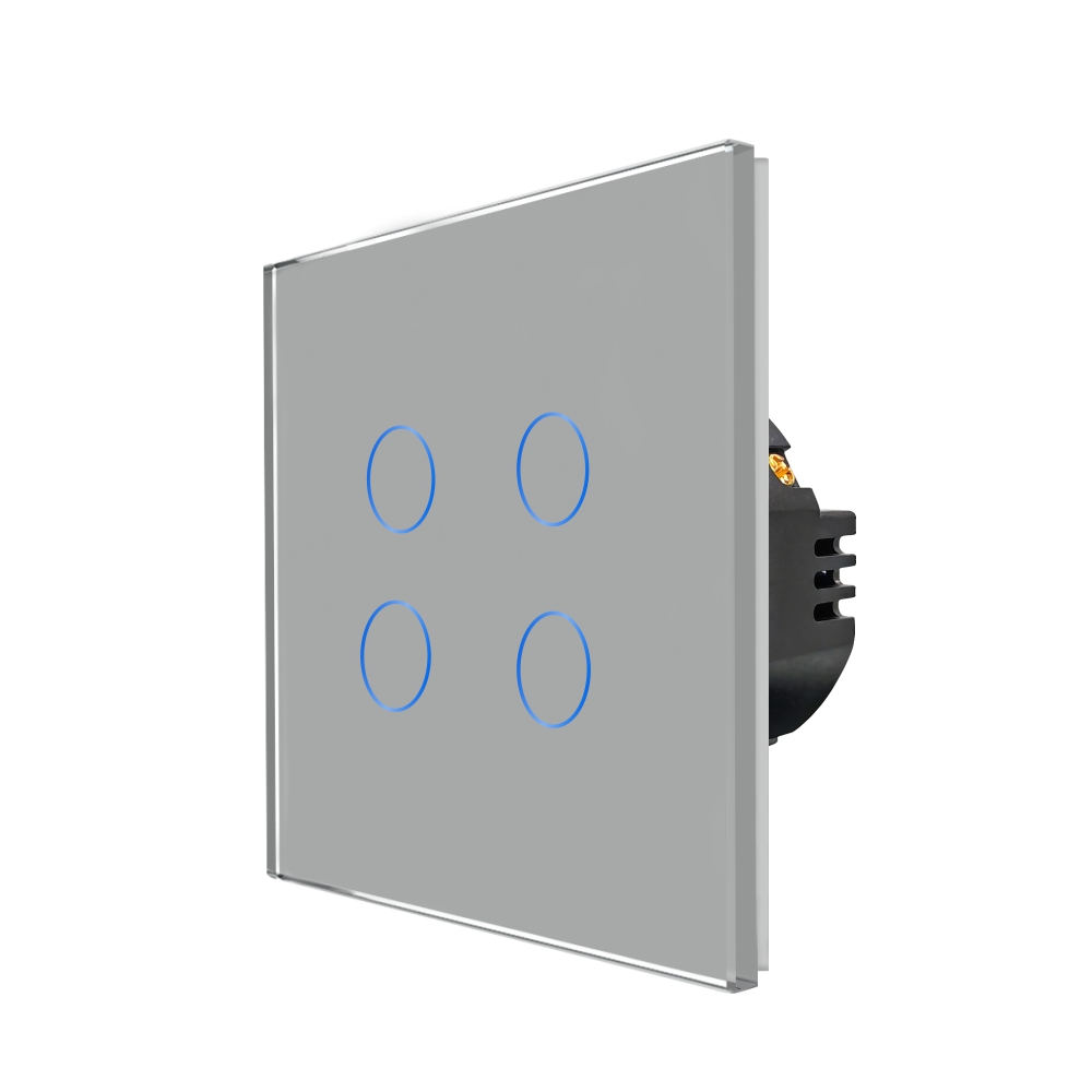 Intrerupator Cvadruplu Touch Sticla LUXION 500W - imagine 13