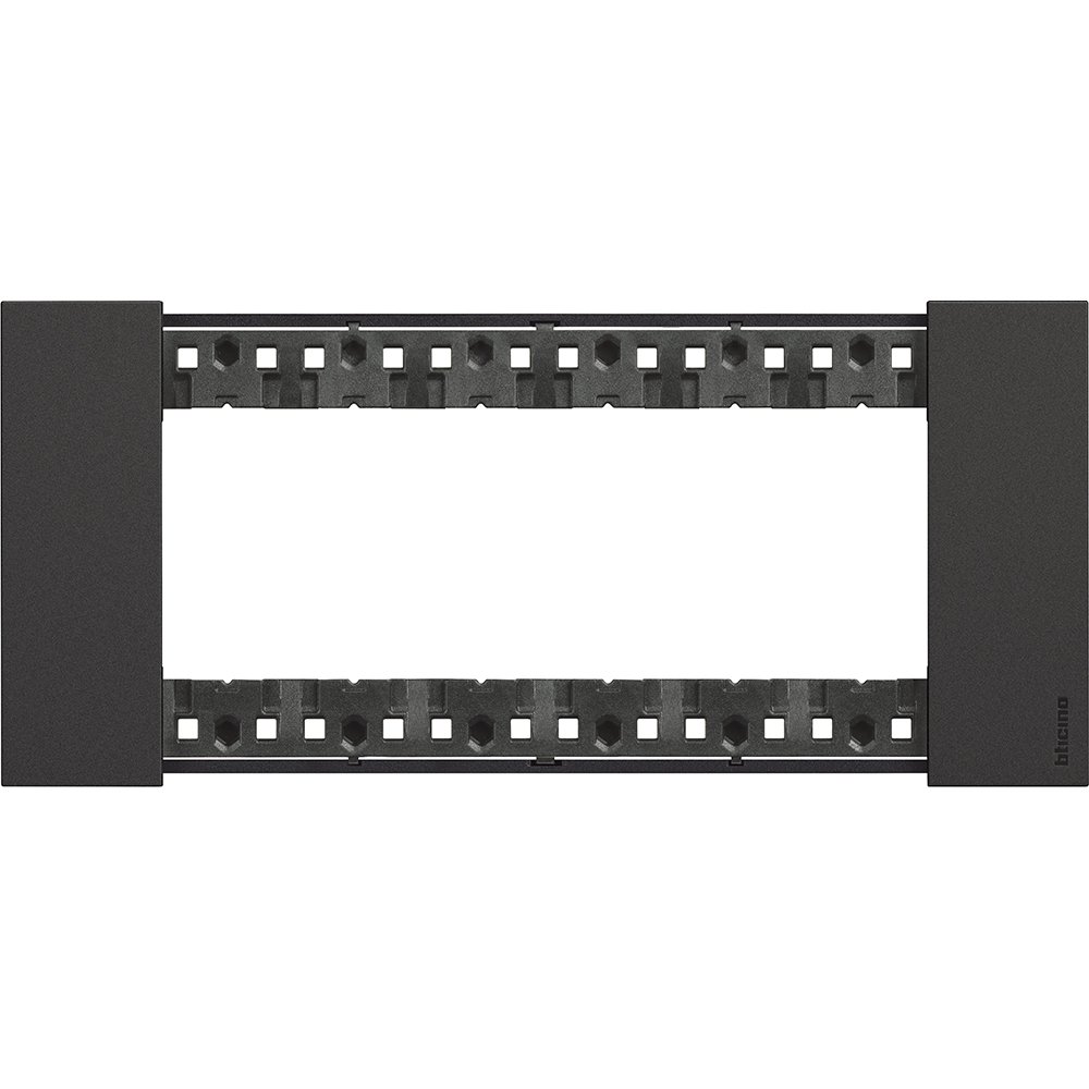 Rama 6 Module Bticino Living Now, Negru