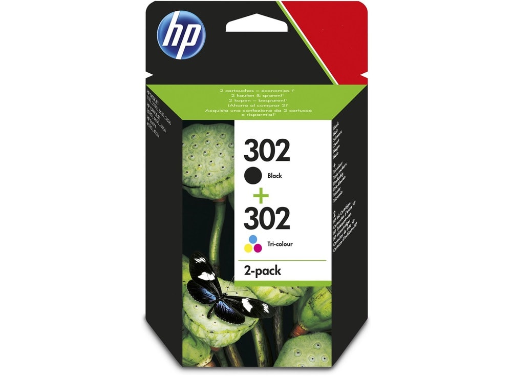 Cartuse HP 302 Black & Color X4D37AE Originale