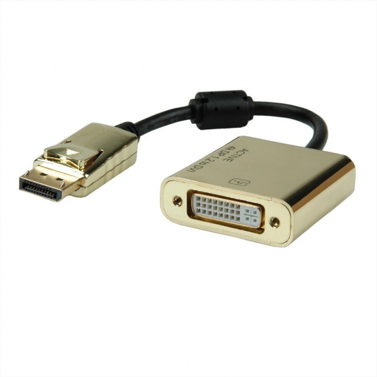 Adaptor DisplayPort la DVI 4K Roline