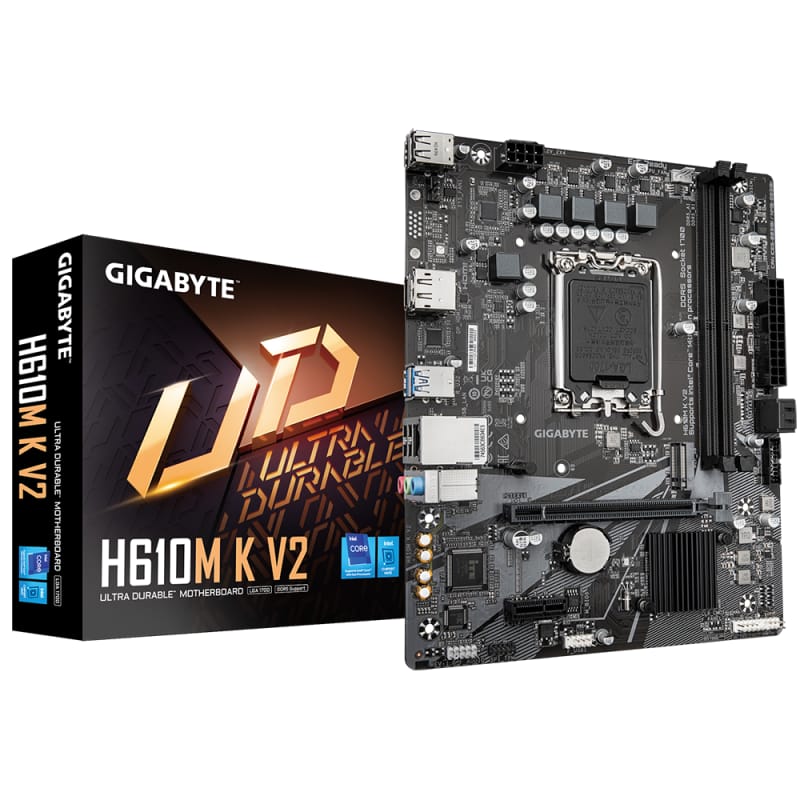 Placă de bază Gigabyte H610M K V2 LGA1700 DDR5 mATX - imagine 2