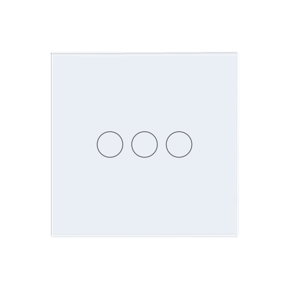 Intrerupator Triplu Wi-Fi Touch Sticla Luxion - imagine 2