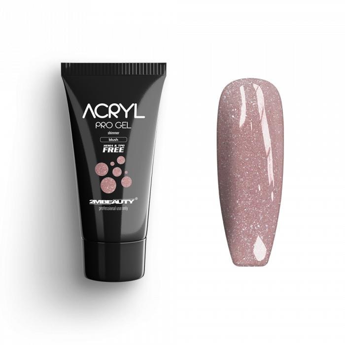 Acryl Pro Gel 2M Hema Free Shimmer Blush - Nailshop