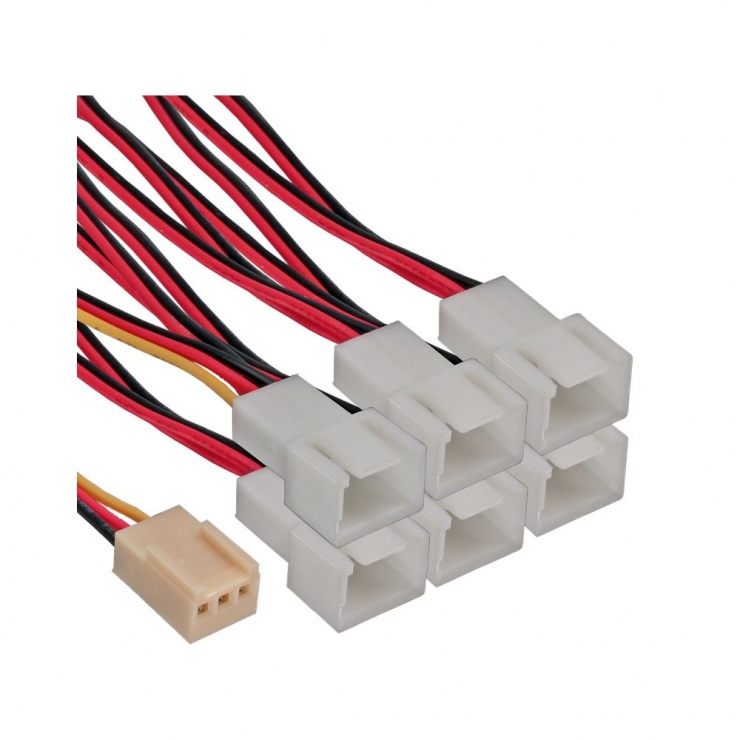 Cablu alimentare 6 ventilatoare Inline 33436