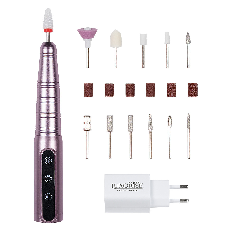 Freza Unghii Luxorise Titanium, 35000 RPM, Portabila