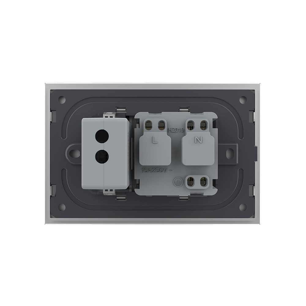 Priza Simplă cu USB Livolo, Italiană, Sticlă - imagine 16