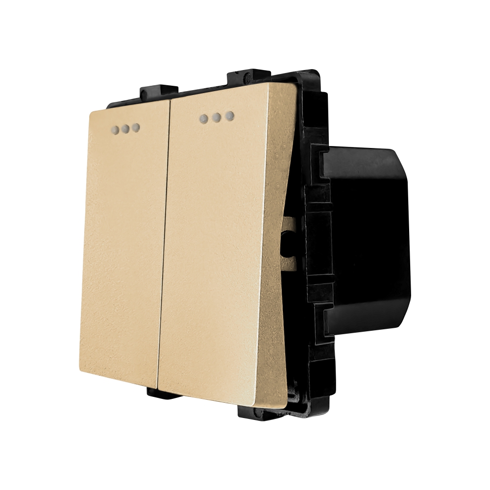 Modul Intrerupator Dublu LUXION, Mecanic, 250V - imagine 9
