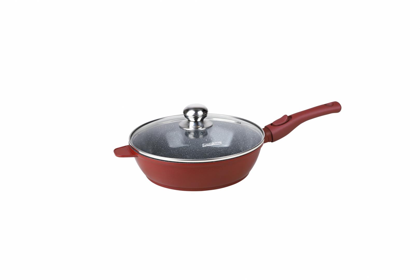 Tigaie Adâncă Heinner Calabria 26cm cu Capac - Aluminiu Premium - imagine 6