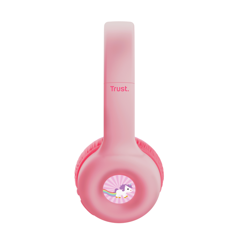 Căști Trust Nouna WS Kids Roz - Audio de Calitate pentru Copii - imagine 4