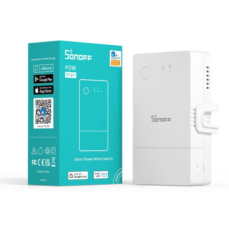 Releu Sonoff POW R3 16A, Control WiFi si Monitorizare