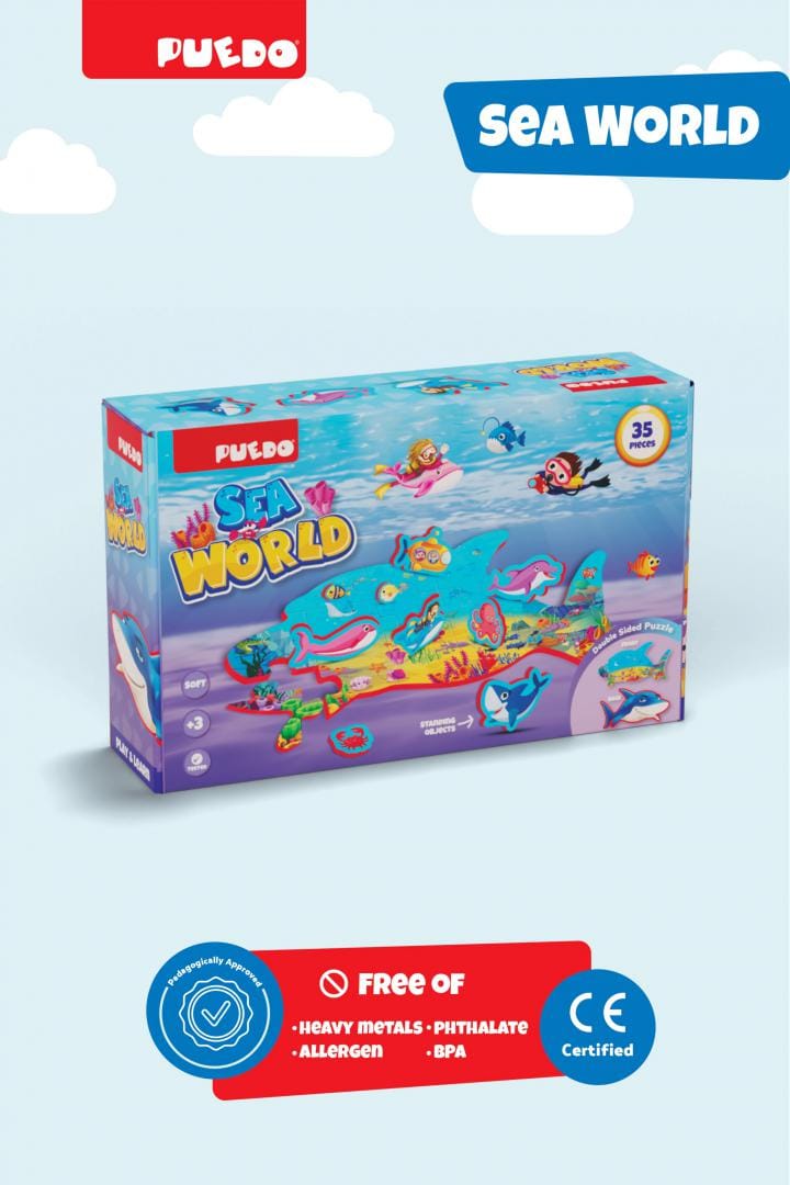 Puzzle Lumea Marina - Joc Educativ Copii | Generic - imagine 8