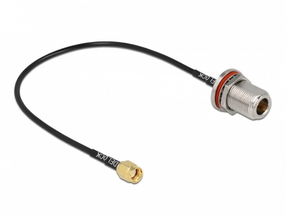 Adaptor Delock RP-SMA la N, 30cm