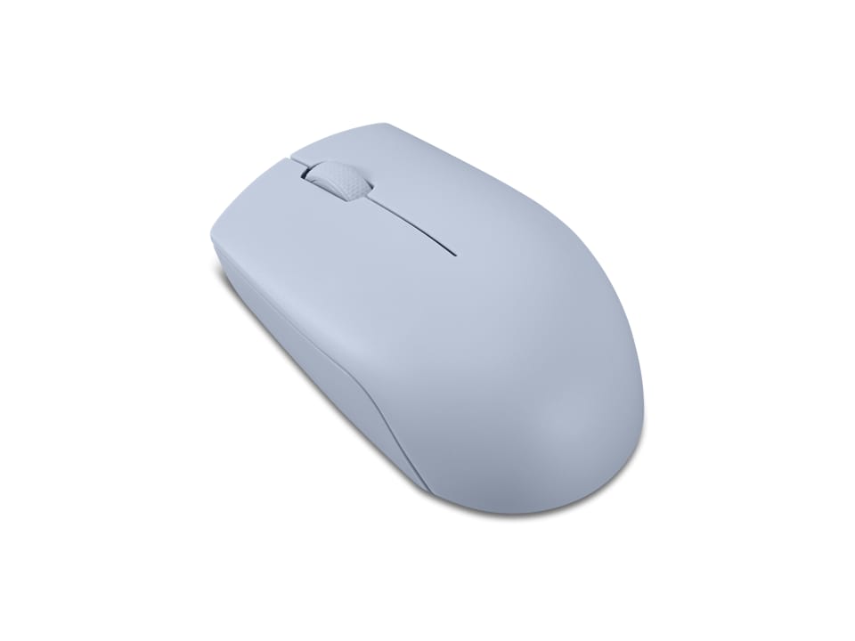 Mouse Wireless Lenovo 300 Compact Frost Blue - 1000 DPI - imagine 3